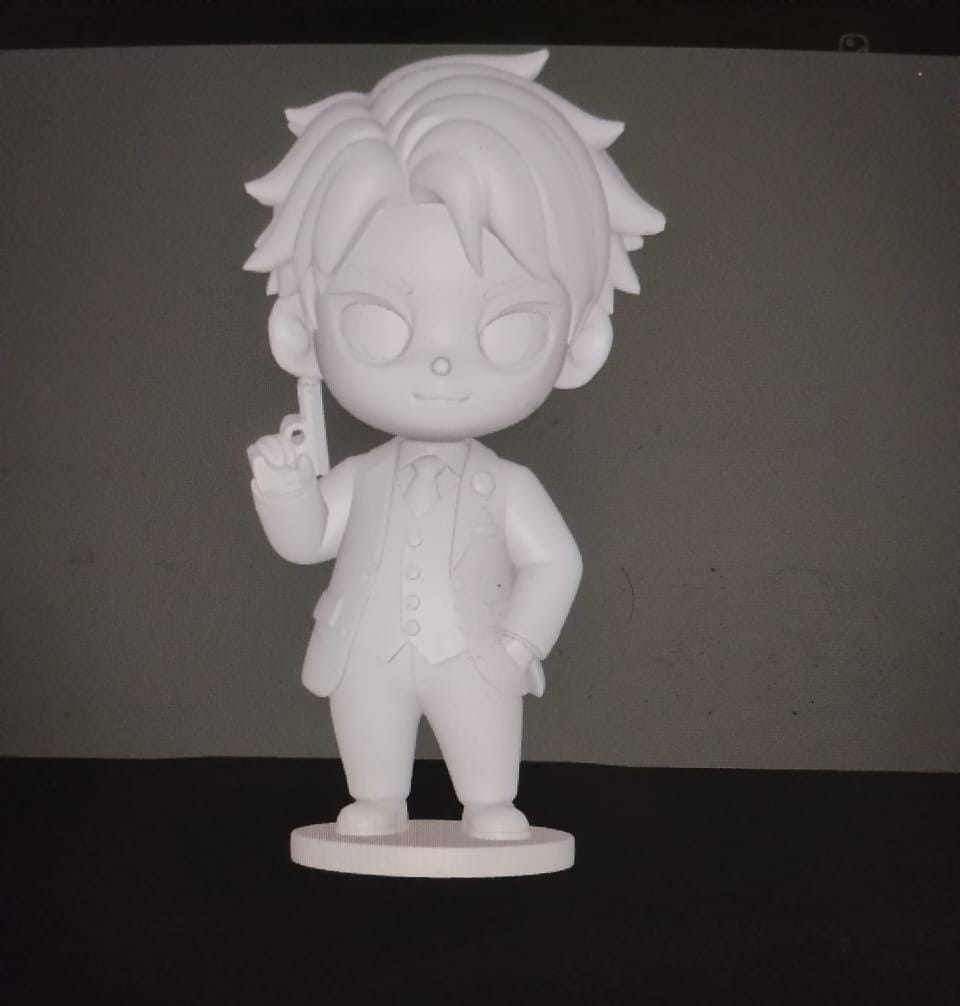 Loid Forger Chibi Figurine in Suit from Spy x Family