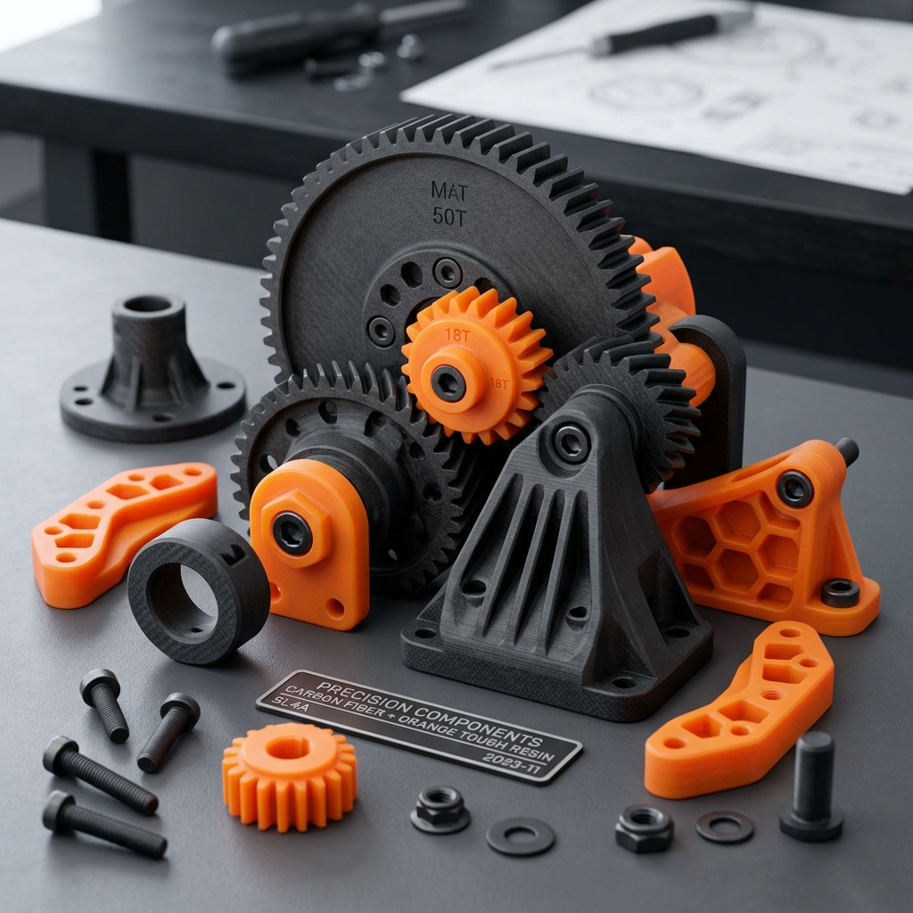 Precision custom mechanical 3D printed replacement parts
